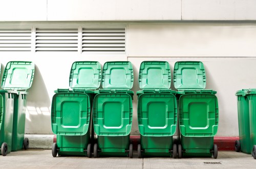 Secure document shredding service in action